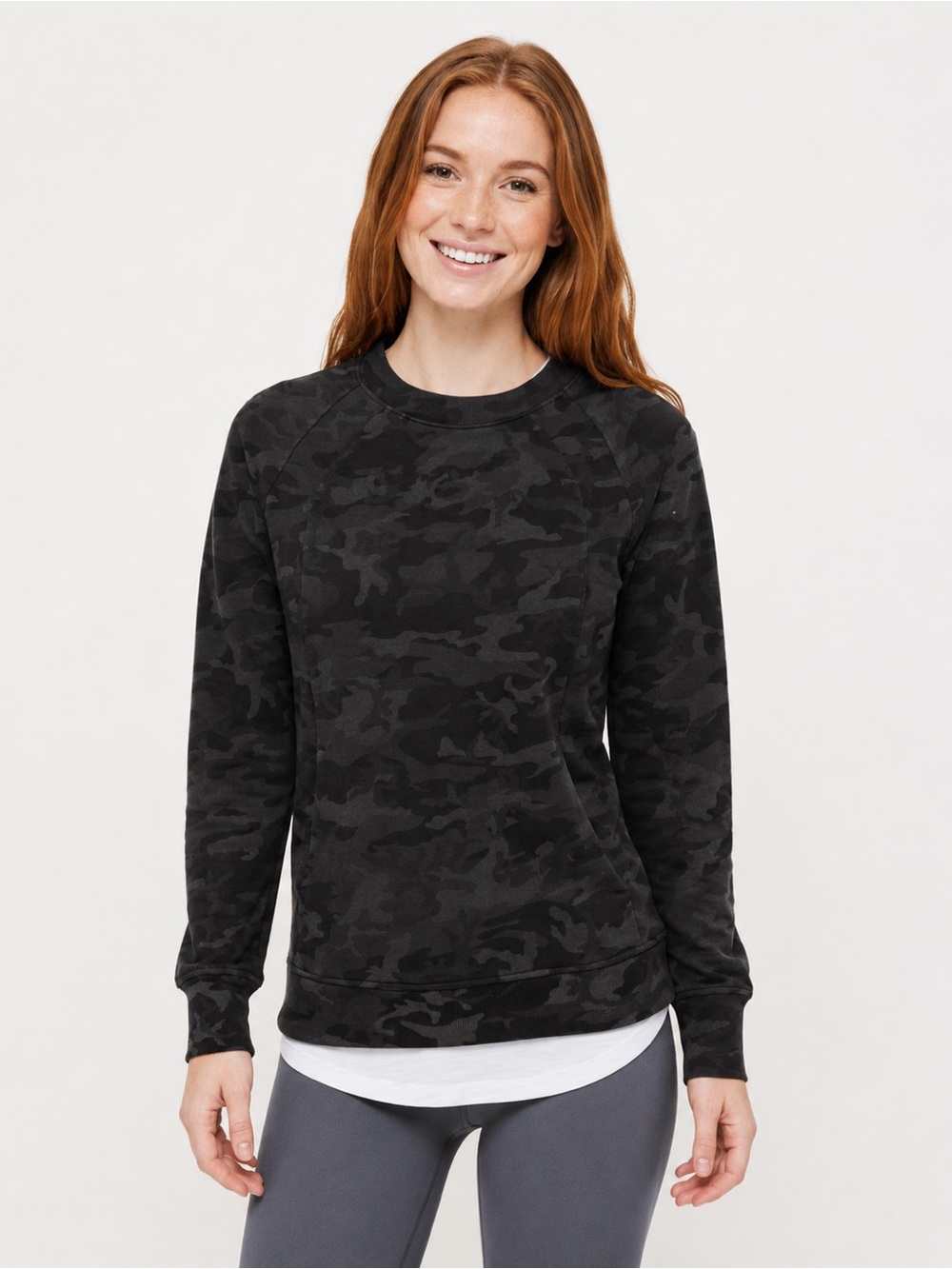 Lululemon Scuba Crew Incognito Camo Multi Grey